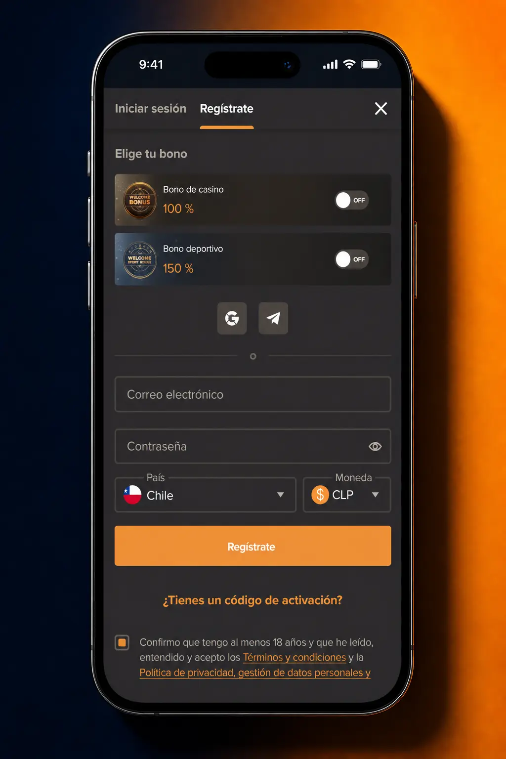 Guía de registro en SOL Casino Chile para crear cuenta, verificar identidad, depositar y activar bonos