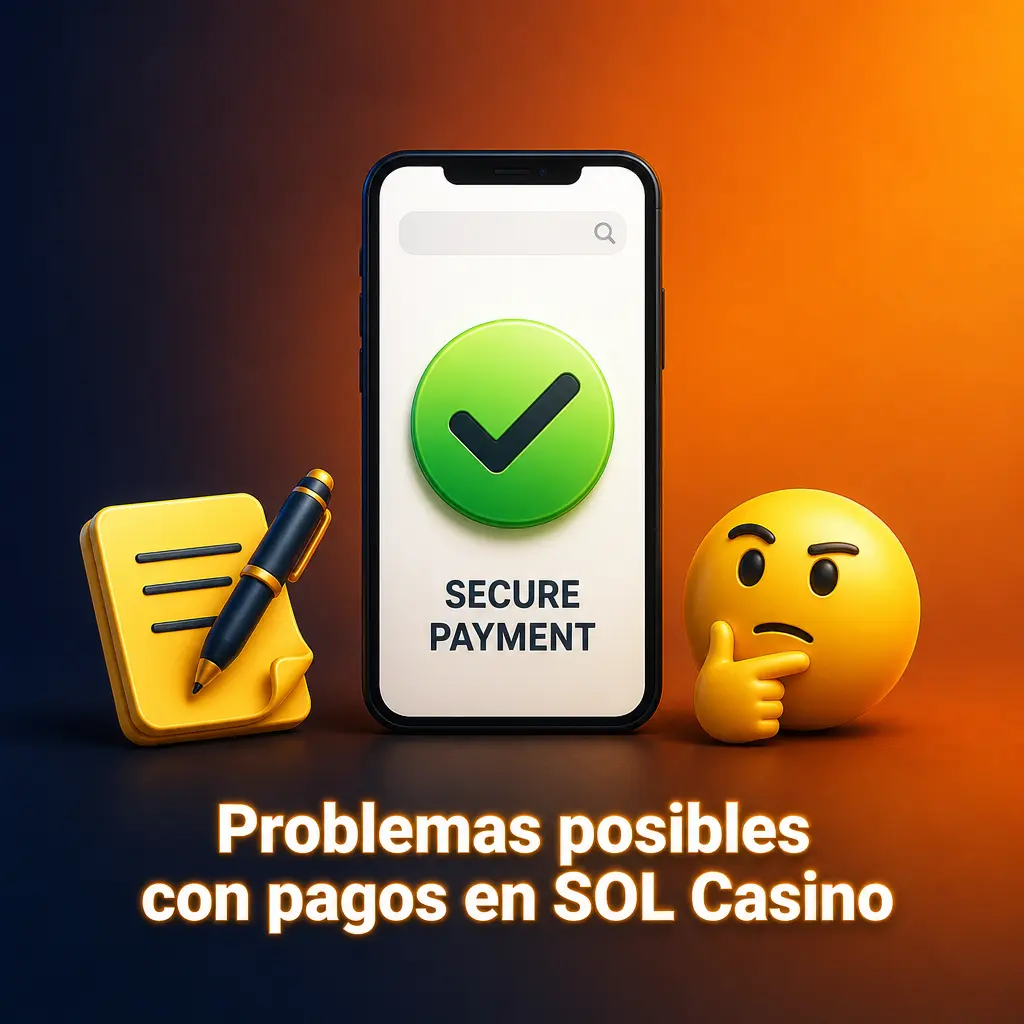 Guía de problemas de pago en SOL Casino: depósitos pendientes, retiros rechazados, límites y cripto