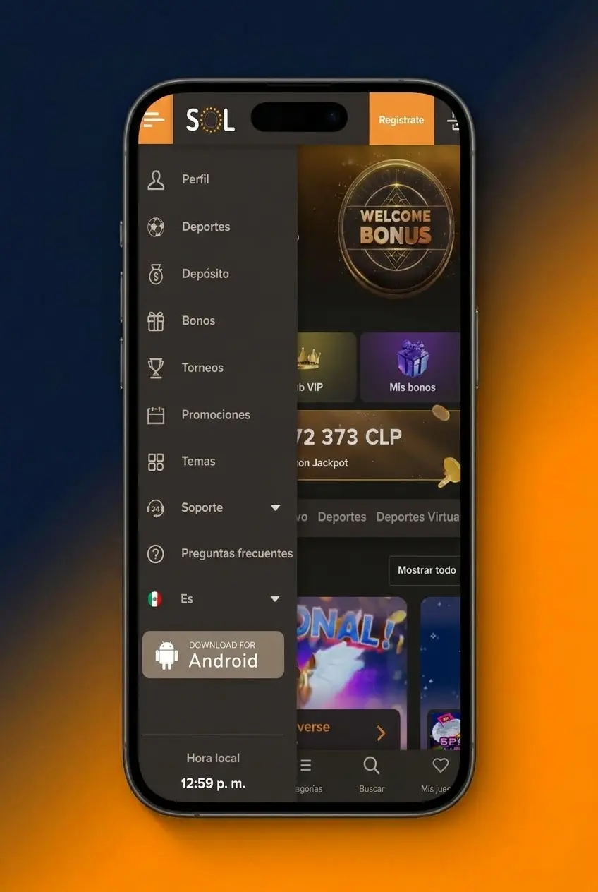 Pasos en pantalla para descargar e instalar un archivo APK en un dispositivo Android.